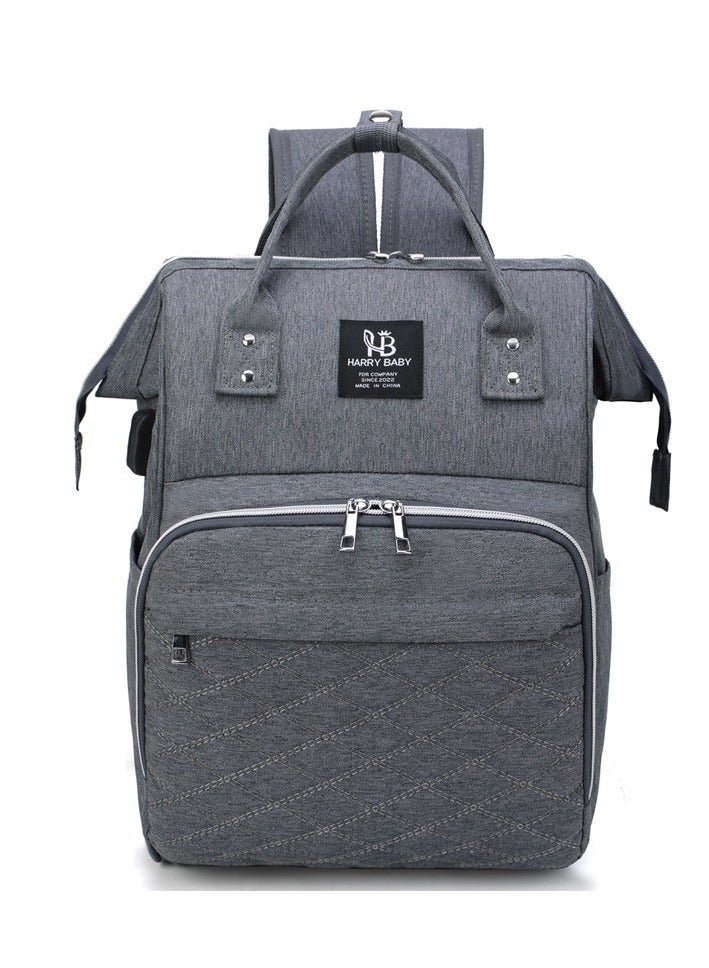 DOOKOO Baby Diaper Bag Backpack Multifunction Diapers Changing Station u0026 Toy Bar for Outdoor and Travel Infant Shower Gifts Large Capacity USB Port