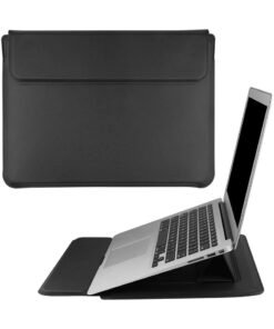 X-level 14-14.1 inch Laptop Sleeve Compatible with MacBook Air 13 MacBook Pro 13 2021 2020 2019 PU Leather Laptop Case Water-Resistant Laptop Sleeve Soft Padded Sleeve Protective Briefcase, Black