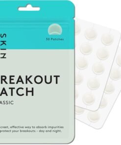SKIN CHOICE SkinChoice Breakout Patch Classic - Pack of 30 - Hydrocolloid Pimple Patches - Vegan, Fragrance-free, Gluten-free, Latex-free, Parabens-free, Sulfates-free, Cruelty-free for Face and Body