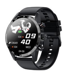 LIGE Smart Watch, IP68 Waterproof Bluetooth Phone Call Smart Bracelet, Multifunctional Smart Activity Tracker Wrist Watch With Heart Rate Blood Oxygen Monitoring, (1pc, Black, Silicone Strap)