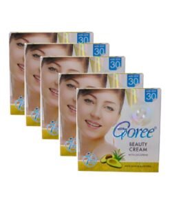 Goree Pack of 5 Beauty Cream With Lycopene White 150grams