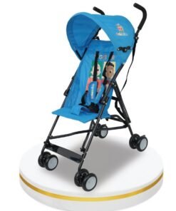 Cocomelon Lightweight Buggy Stroller 3 To 36 Months Multicolor Rear Breaks Shoulder Strap And More