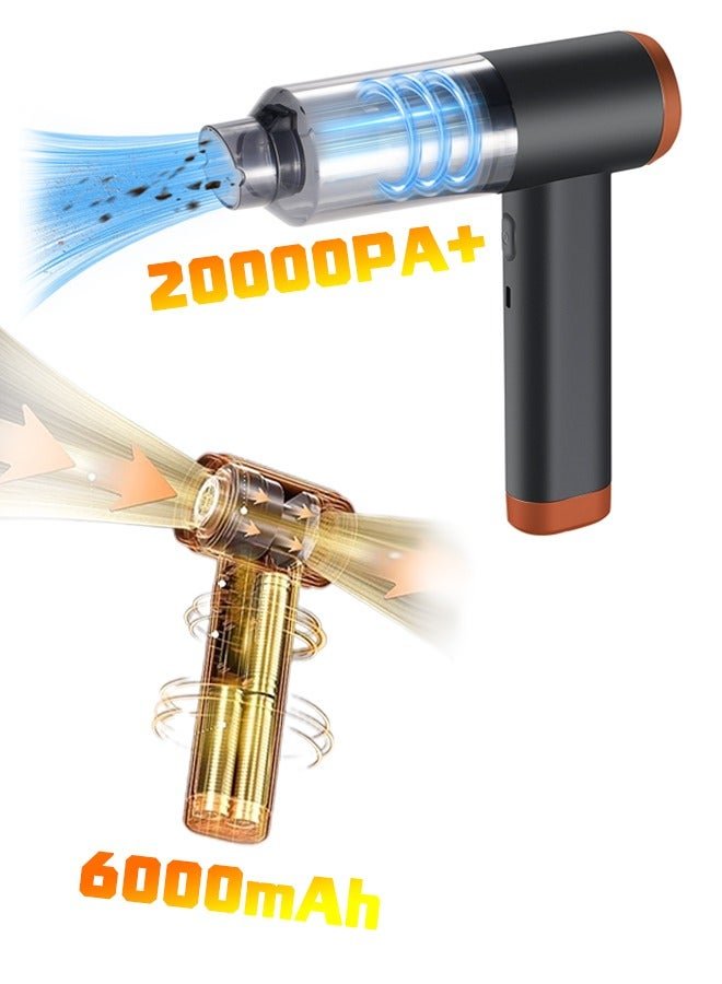 Car vacuum cleaner20000PA, car and home dual-purpose charging, small and convenient to suck dust, easy to clean gaps,compact and convenient to store.