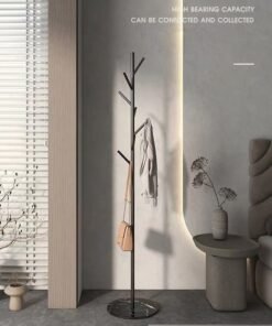 XiuWoo Coat Rack Clothes Rack Stand Coat Tree Hat Handbag Hanger Freestanding Sturdy Metal Coat Rack Stand for Clothes Coat and Hat Hanger Organizer Rack