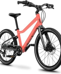 Woom EXPLORE 4 Kids' Mountain Bike - 20-Inch Wheels - All-Terrain Use - 7-Speed Shimano Gearing - Disc Brakes - Lightweight Frame - Ages 6-8