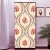 Almirah Sticker Waterproof Vinyl | Self-Adhesive Floral Design Wardrobe Cover | Bedroom Decoration | (186 x 83 cm) (Design-30)