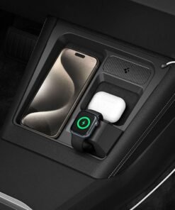 Spigen 3 in 1 Wireless Charging Hub Mount for Tesla Model 3 (2025 / 2024) [Watch Charger NOT Included]