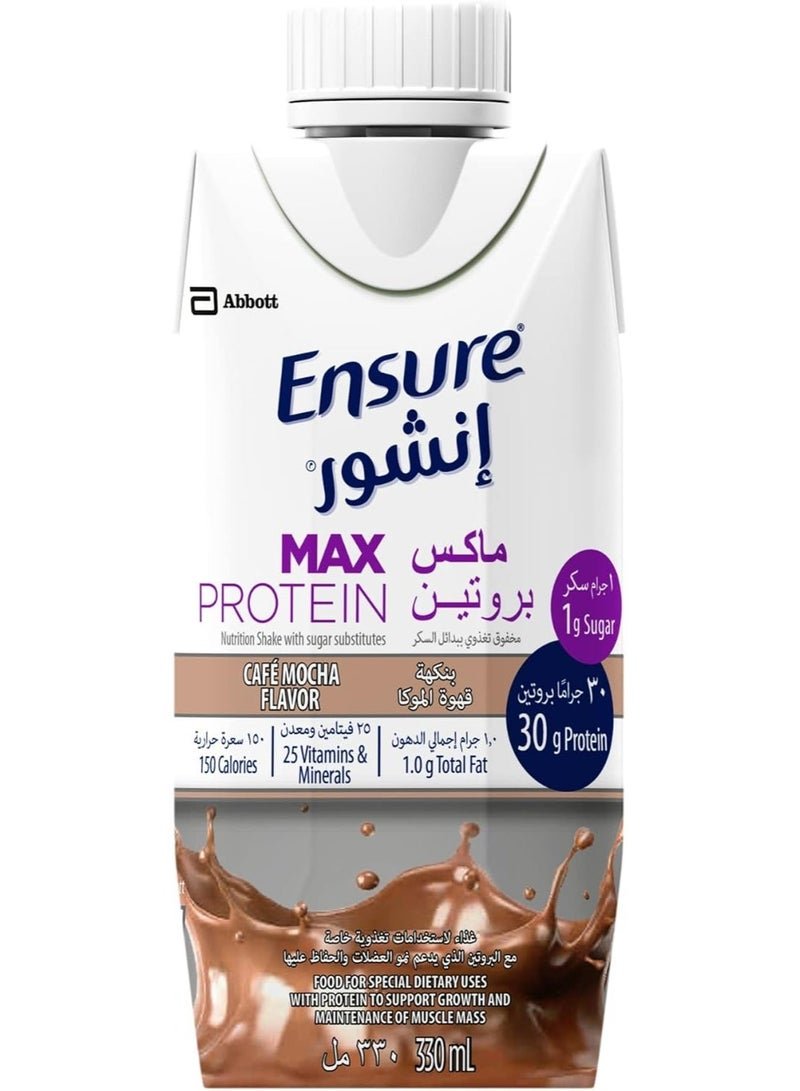 Ensure Max Protein Nutrition Shake Cafe Mocha 330 ml