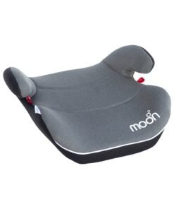 Moon Kido Baby Booster Car Seat – Lightweight Forward-Facing Booster, Group 2/3 (22–36kg), Comfort Fit for Kids – Black/Grey/Blue