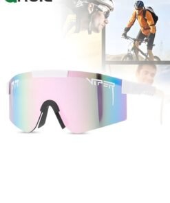 GROIC Cycling Sunglasses, Sports Sunglasses, UV Protection Cycling Sunglasses Polarized UV400 Visor Outdoor Windproof Glasses for Sports, Running, Golf, Baseball, Fishing