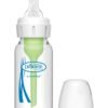 Dr. Brown’s Pack Of 1 Anti-Colic Narrow Glass Baby Feeding Bottle 120 ML, 0 Months +