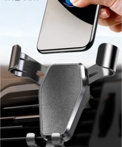 Motim Car Mobile Phone Holder with Hook for Air Vent, Hands Free Universal Car Phone Mount, Anti Shake Mobile Phone Stand, Ultra Stable Hook Design, Fit for iPhone, Android and All Smartphones