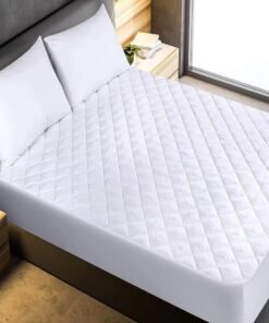 MAXQON Mattress Protector Microfiber, King/Queen/Double/Single Sizes, Color White