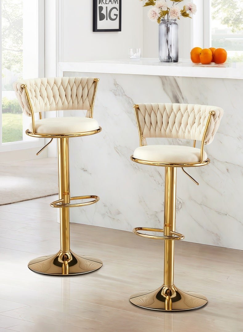 Swivel Bar Stools, Adjustable Counter Height Barstools Bar Chairs Modern Counter Stool