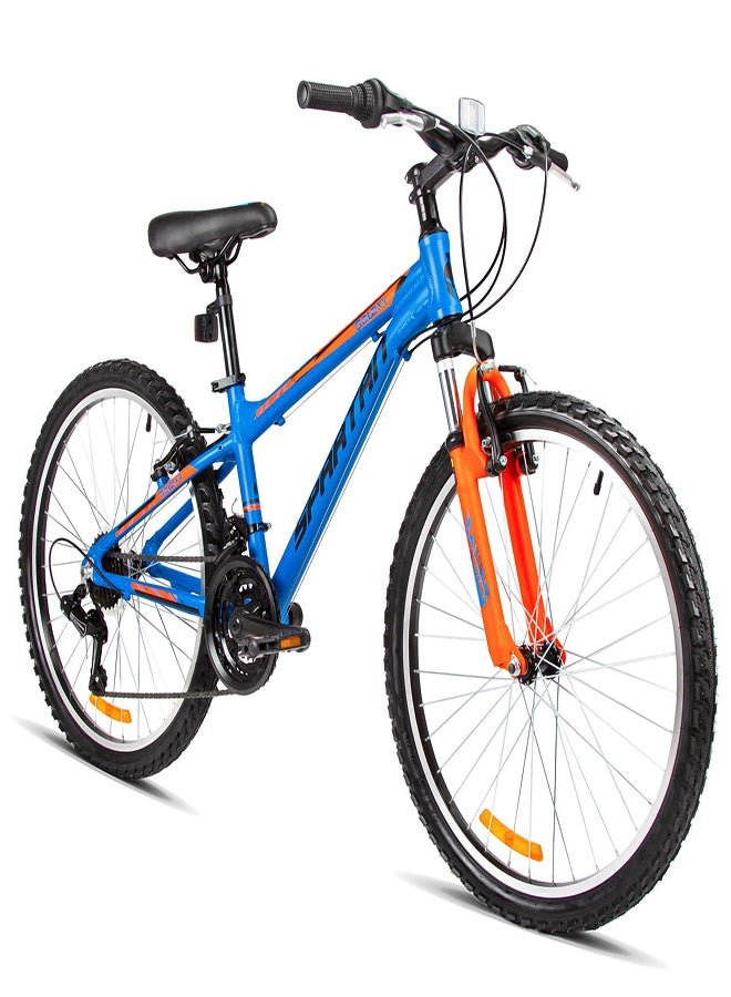 Spartan Galaxy Mountain Bicycle | 24 inch wheel size | 21 speed Shimano gears |For teens and adults Blue - Image 3