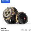 Haino Teko RW-26 Smart Watch Gold | Stylish Full Screen Display, Heart Rate Monitor, Fitness Tracker, Bluetooth Calling, Waterproof, Ideal for Men & Women