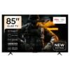 TCL Television 85 Inch Smart TV 4K QLED Colorful Quantum Crystal HDR 10+ Gaming Google TV, 144Hz Native Refresh Rate, ONKYO 2.1 Hi-Fi, Dolby Atmos, MEMC, Game Master, (2025 Model) 85P8K Black