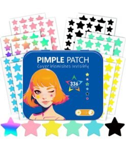 Chillspace 336 Pcs Acne Pimple Patches, Star Hydrocolloid Pimple Patch  for Face with Tea Tree Oil & Centella Oil, Cute Zit Patches Pimple Stickers Acne Dots