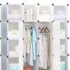 16 Cubes DIY Wardrobe Storage (White)