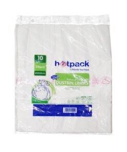 Hotpack White Trash Bags 45Cmx55Cm- 50Pcs White 55x45cm