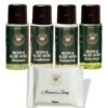 Old Tree Aloe Neem Hotel Toiletries Kit (Total 125 Pcs) - Shampoo 25Pcs, Conditioner 25Pcs, Bath Gel 25Pcs, Moisturizer 25Pcs And Glycerin Soap 25Pcs - Travel Size Toiletries Kit For Hotel Amenities