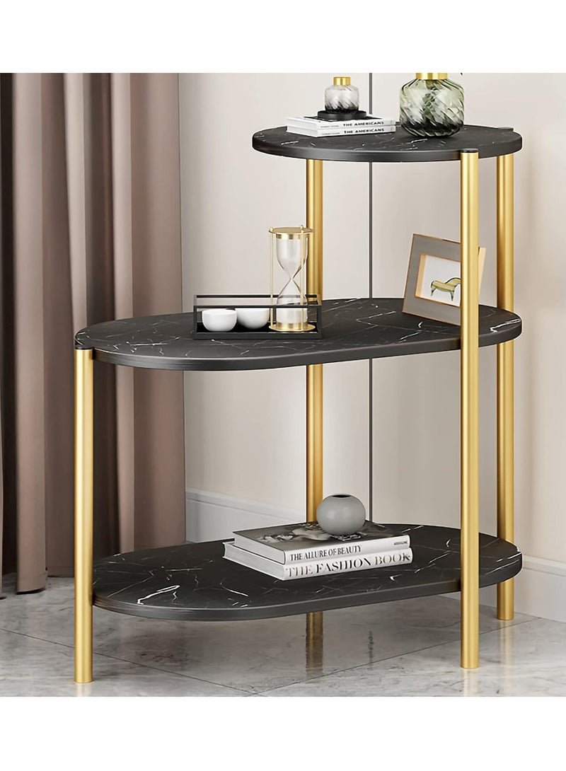 DubaiGallery Multi-Layer Sofa Coffee Tables, Luxury Italian Light Simple Tables for Home and Living Room, Small Round Table