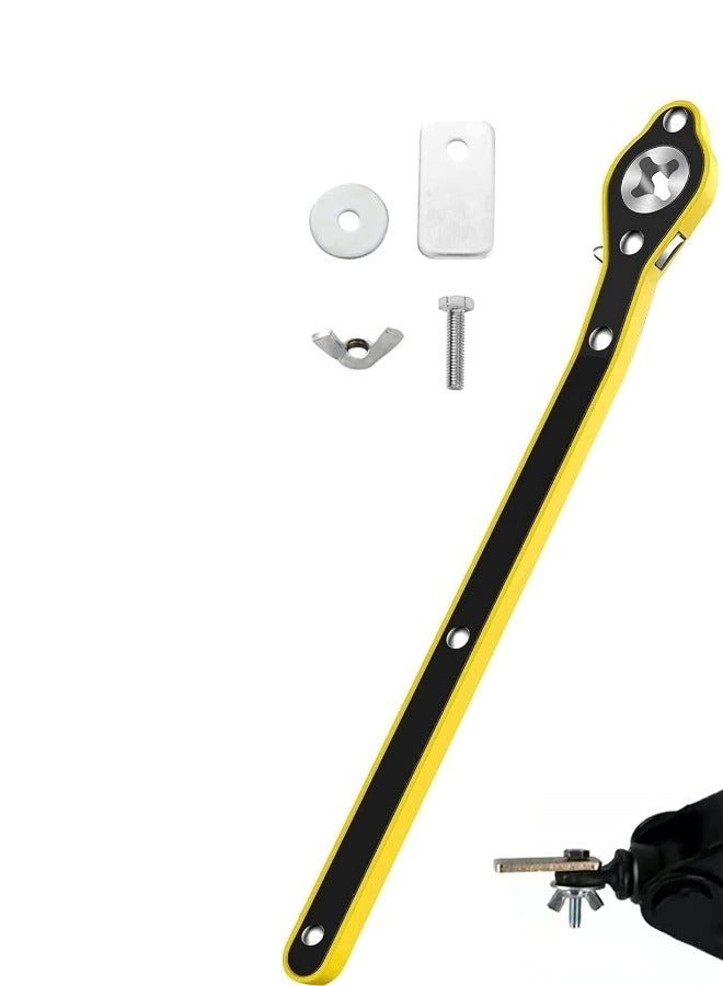 ShebSheb Car Socket Wrench 360° Rotation Labor-Saving Car Socket Wrench Lifting Speed Handle Tool Suitable For Travel Trucks SUV Car