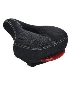 Alissa Comfort Bike Seat with Rear LED Light | Waterproof, Breathable, Dual-Spring Shock Absorption – Universal Fit Bicycle Saddle for Men & Women - Image 4