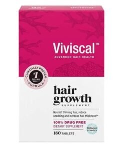 Viviscal Hair Growth Supplement for Women with Iron, Biotin, Zinc, Vitamin C, Nourish Thinning Hair and Increase Hair Thickness, Hair Multivitamins for Women - 180 Tablets