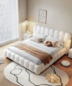 Alternative view of AAF FURNITURE Light Luxury Furniture Modern Bed Frame Without Mattress for Home Bedroom Decoration