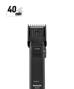 Panasonic Men's Beard & Body Hair Trimmer,12 Cutting Lengths, 1 Hour Full Charge,40 Min Use, Made In Japan Rechargeable Stainless Steel Blade - ER2051K Black