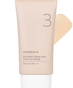 Numbuzin No.3 Korean Sunscreen Cream | SPF50+ PA++++ Lightweight Isolation Primer with Powdery Matte Finish | Oil-Free, Non-White Cast Daily Skincare