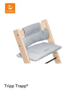 STOKKE Tripp Trapp Classic Cushion Pair With Tripp Trapp Chair And Baby High Chair For Support And Comfort Machine Washable Fits All Tripp Trapp Chairs Nordic Blue