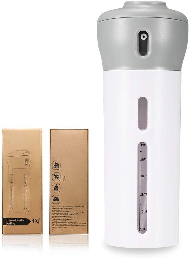 LABROS 4 in 1 Travel Dispenser Cosmetic Travel Containers Bottle Set Leak Proof Travel Size 200 Ml