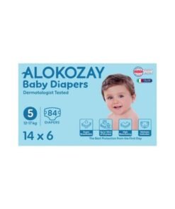 Alokozay Premium Baby Diapers - Size 5 12-17 Kg 6 x 14 Diapers