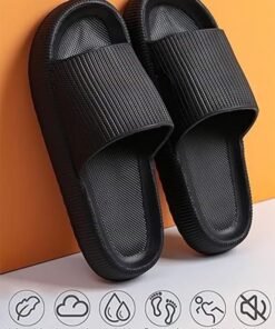HomarKet Non-Slip Quick-drying Bathroom Shower Slippers Anti-slip Lightweight House Shower Slippers Super Soft Home Slippers for Indoor & Outdoor