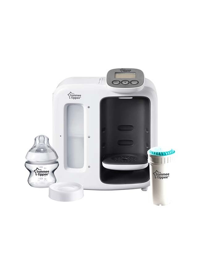 tommee tippee optimal Prep Day & Night the Baby Bottle Maker Machine with Digital Display and Adjustable Volume, White