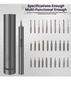 Electric Screwdriver Set - Dual Torque Control | Ultra-Compact & Quiet | 1000+ Screws per Charge | Anti-Slip Precision Bits | Ideal for Home Repairs & DIY