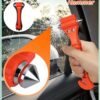 HALAMODO Car Safety Hammer Emergency Escape Tool Auto Window Glass Hammer Breaker with Mounting Bracket Automotive Safety Essentials for Family & Auto Emergency