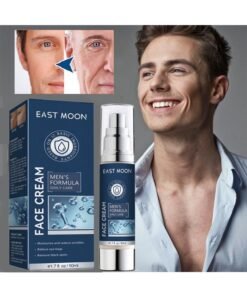 East Moon Men's Face Cream, 6 In 1 Mens Face Moisturizer For Under Eye Bags, Moisturizing Face Cream For Men, Nourishing Skin And Wrinkles Face Cream For Dark Spots, Fine Lines, Crows Feet Eye 50ML