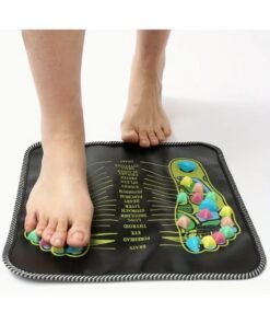 Acupressure Massage Mat for Feet - Non-Electric Health Foot Reflexology Pad with Colorful Stones & Clear Pressure Points, Relaxation & Wellness, No Battery Needed, Massage Tools