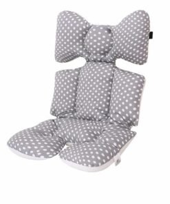 Barakah Baby Car Seat Cushion for Stroller and High Chair Liner Mat Universal Child Safety Double Sides Use (Gray Point)