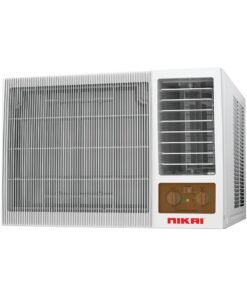 NIKAI 2 Ton Window AC, T3 Rotary Compressor, R410 Refrigerant, Tropical Cooling, Low Noise, Energy Efficient Air Conditioner, Eco Grill Design NWAC24031N24 White