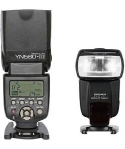 YONGNUO YN560III Speedlite Flash | Manual Wireless Flash with Built-in 2.4G Trigger System | High Guide Number GN58 | Compatible with Canon, Nikon, Sony, Pentax DSLR Cameras