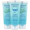 Bergman Kelly - Travel Size 2 in 1 Shampoo & Conditioner - 1 fl oz, 100 PK, Tropical Waterfall - Delight Your Guests w/Invigorating & Refreshing Shampoo Amenities - Small Hotel Toiletries in Bulk