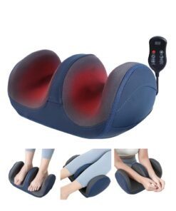 Necomi Foot Massager with Heating,Shiatsu Foot Massager,Cordless Portable Calf Massager for Circulation and Pain Relief,Plantar Fasciitis