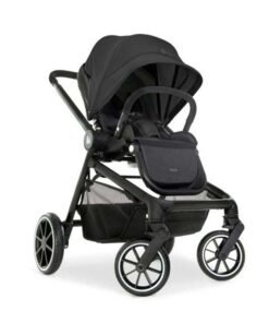 Hauck Move So Simply 2-in-1 Pushchair – Lightweight Stroller, Carrycot & Reversible Seat, Reclining Function, All-Terrain Wheels, UPF 50+ Canopy – Black