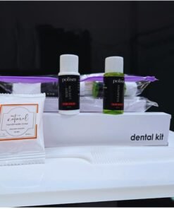 Polism Hotel Toiletries 50 Sets | Hotel Guest House Toiletries Kit | Hospital Toiletry Kits | Marriage Guest Toiletry Kit | Zipper Pouch 9 X 4 | Pack Of 50