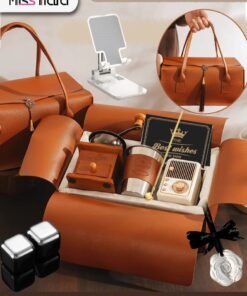 MissTiara Hand Coffee Maker Gift Basket Set With Portable Hand-held Gift Box, Hand Brewing Coffee Accessories Kit  Gift for Coffee Lovers, Birthday gift Wedding, Party Souvenir Assorted