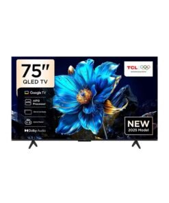 TCL 75-Inch P7K QLED 4K UHD Smart TV | Google TV, 60Hz, HDR10+, Dolby Vision & Atmos, AiPQ Processor, Game Master, DTS Virtual:X, Slim Uni-body (2025 Model) 75P7K black